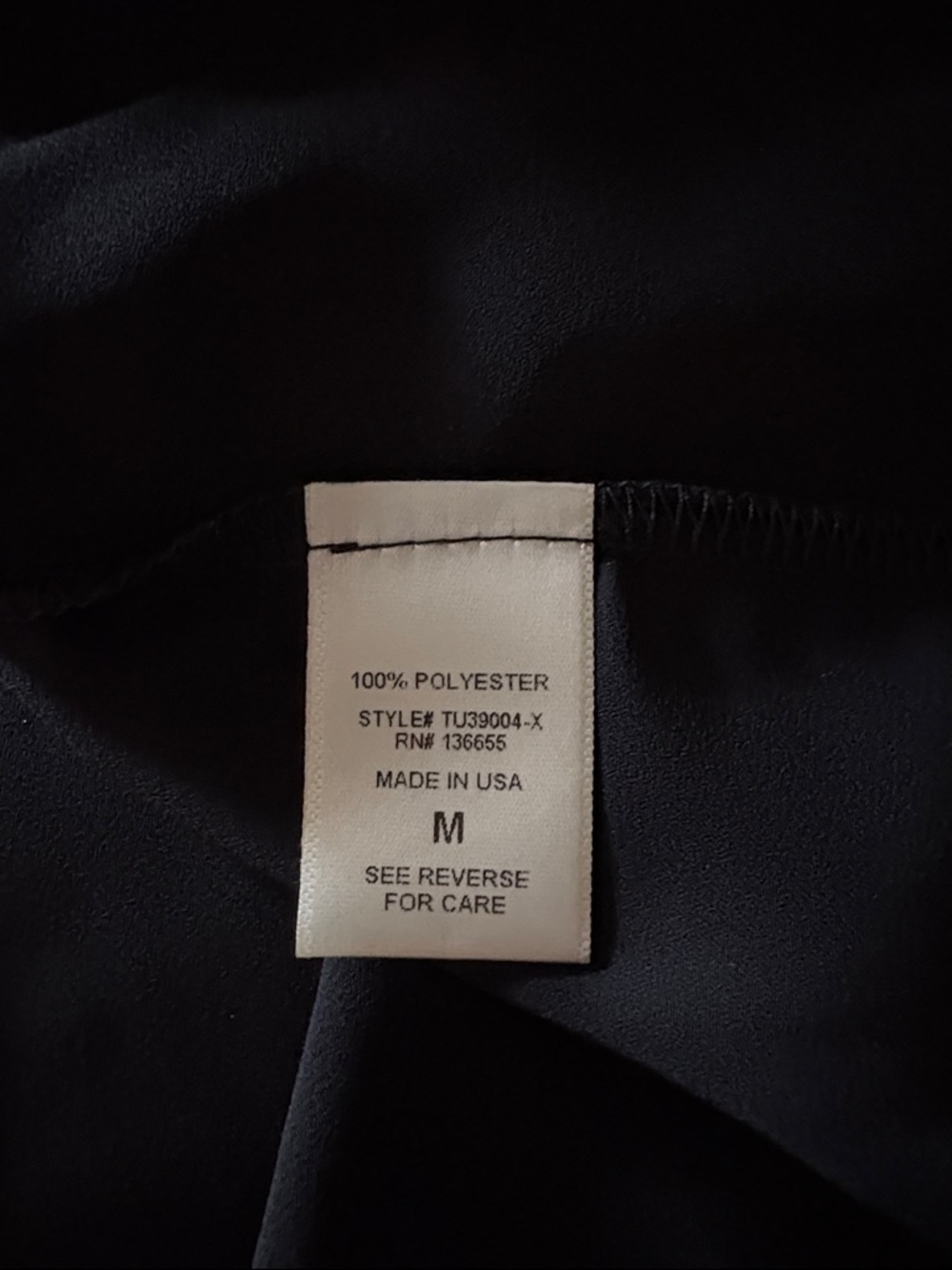 West Kei Black V-Neck Twist Hem Top with Metallic Dot Print - Picture 4 of 5